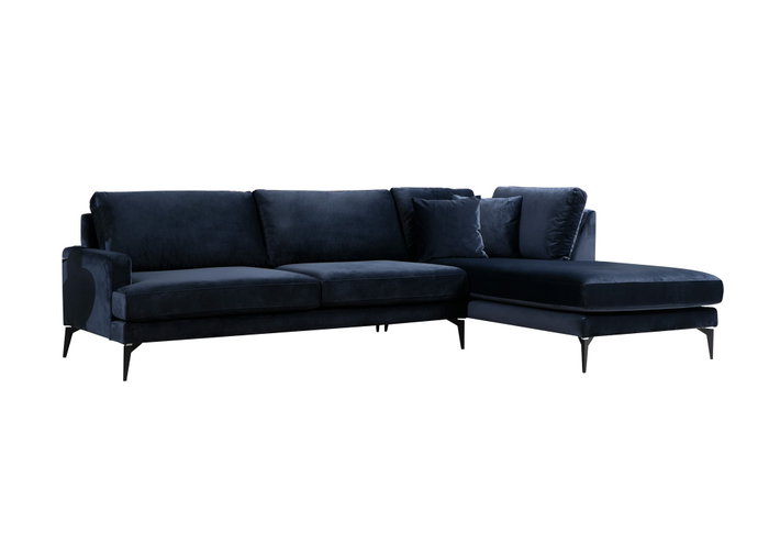 Atelier Del Sofa Papira Corner Right (L3+Chl) Azul marino Atelier Del Sofa Papira Corner Right (L3+Chl) Azul marino